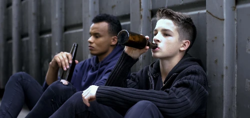 teenagers drinking