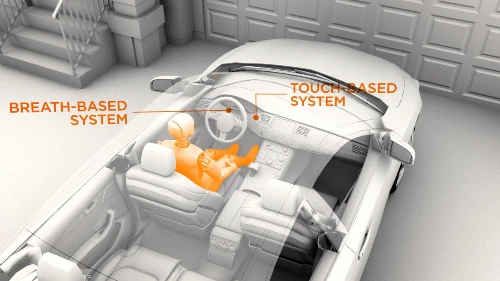 alcohol test in cars