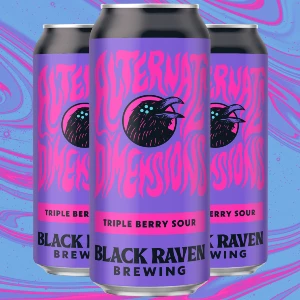 black raven triple berry