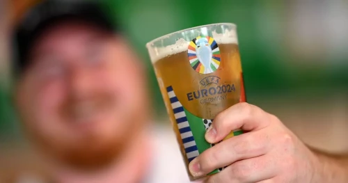 euro 2024 beer glass