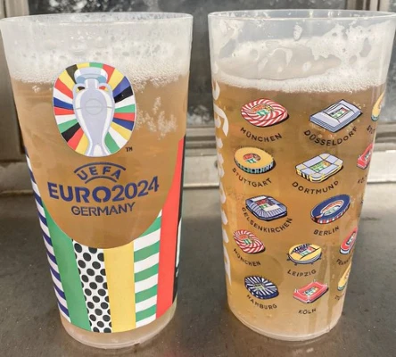 euro 2024 beer glasses
